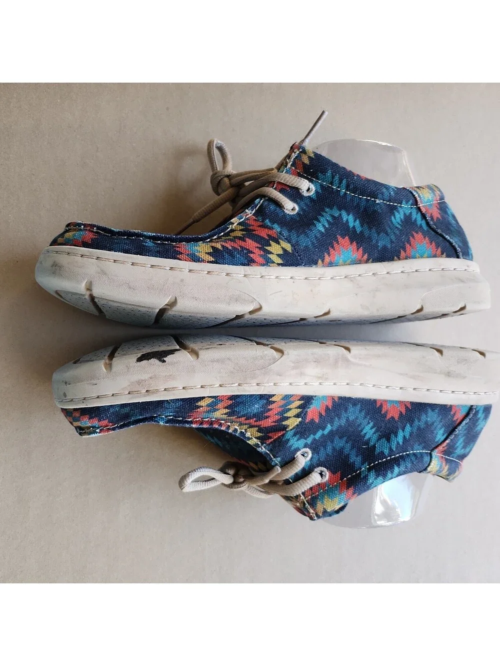 Ariat Men's Hilo Stretch Lace Casual Shoes Fiery Aztec Print/blue Size 10
